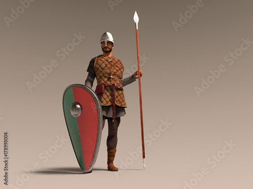 Obraz na płótnie Soldado medieval