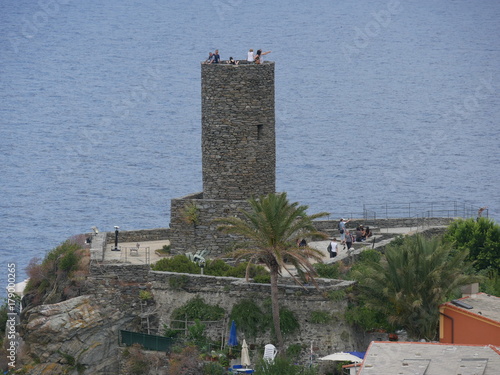 Fotografie Vernazza - panorama dal Castello dei Doria e dalla Torre del Belforte