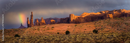 Monument Valley Rainbow photo