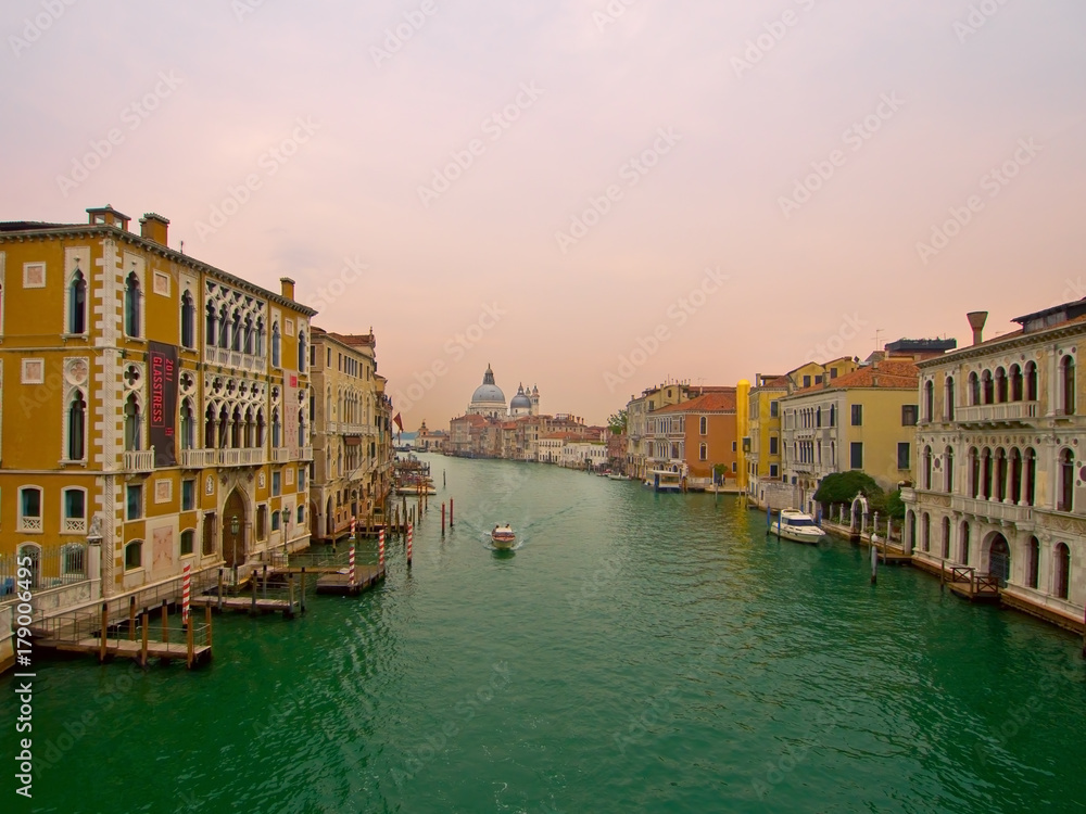 Morning in Venice, Grand Canal.