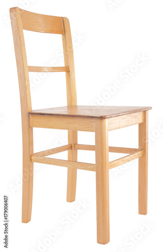Simple wooden chair