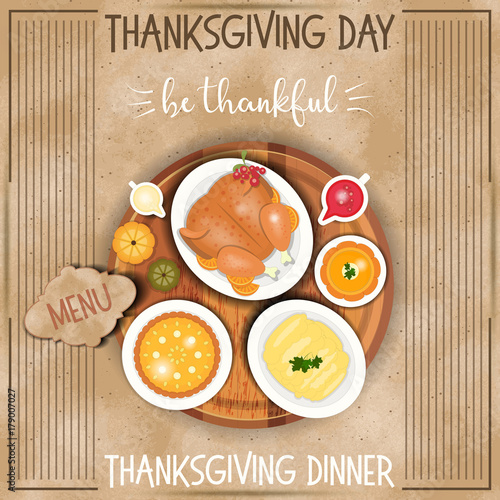Thanksgiving Day Greeting Card