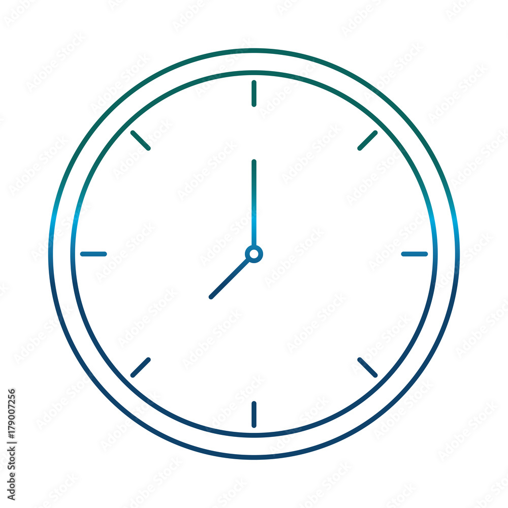 clock icon over white background vector illustration clock icon over white background vector illustration
