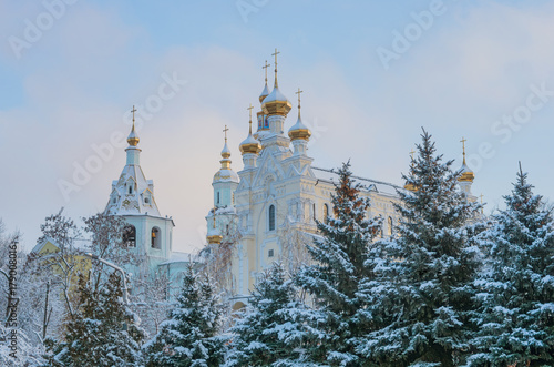 Canvas Print Pokrovsky Cathedral in Kharkiv. Ukraine.