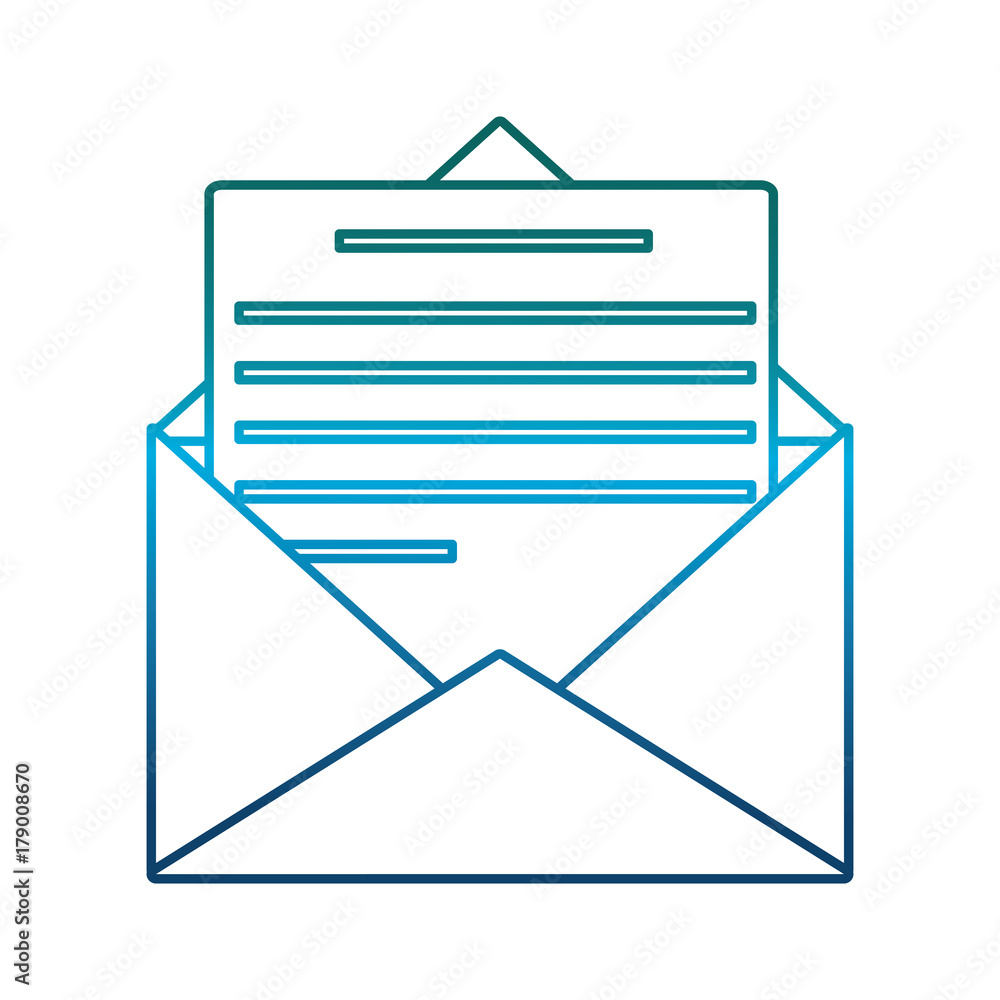 envelope icon over white background vector illustration envelope icon over white background vector illustration