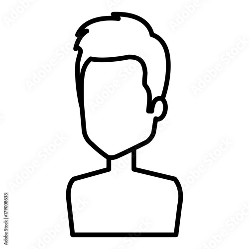 young man shirtless avatar character