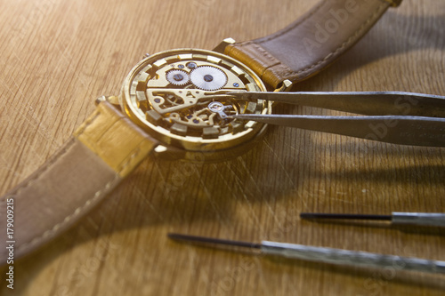 Mechanical watch repair
