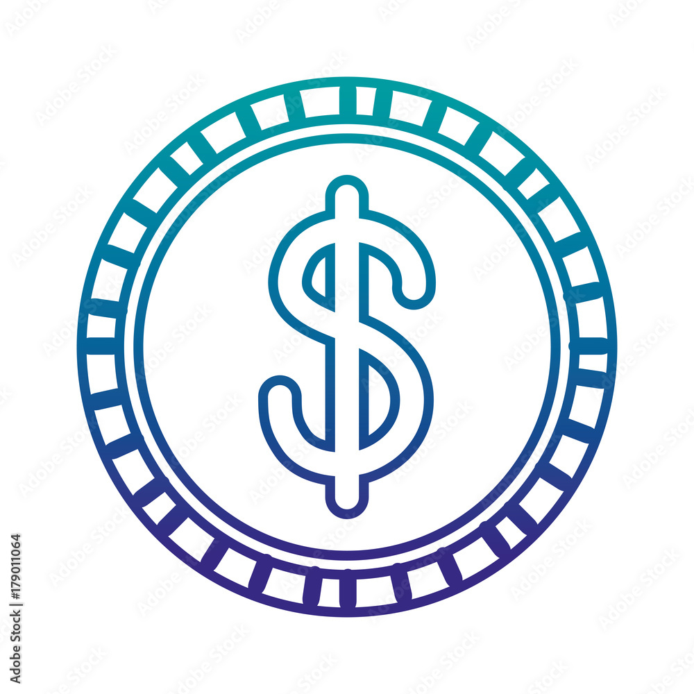 money coin icon over white background vector illustration money coin icon over white background vector illustration
