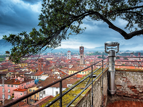 View on Lucca, Italy