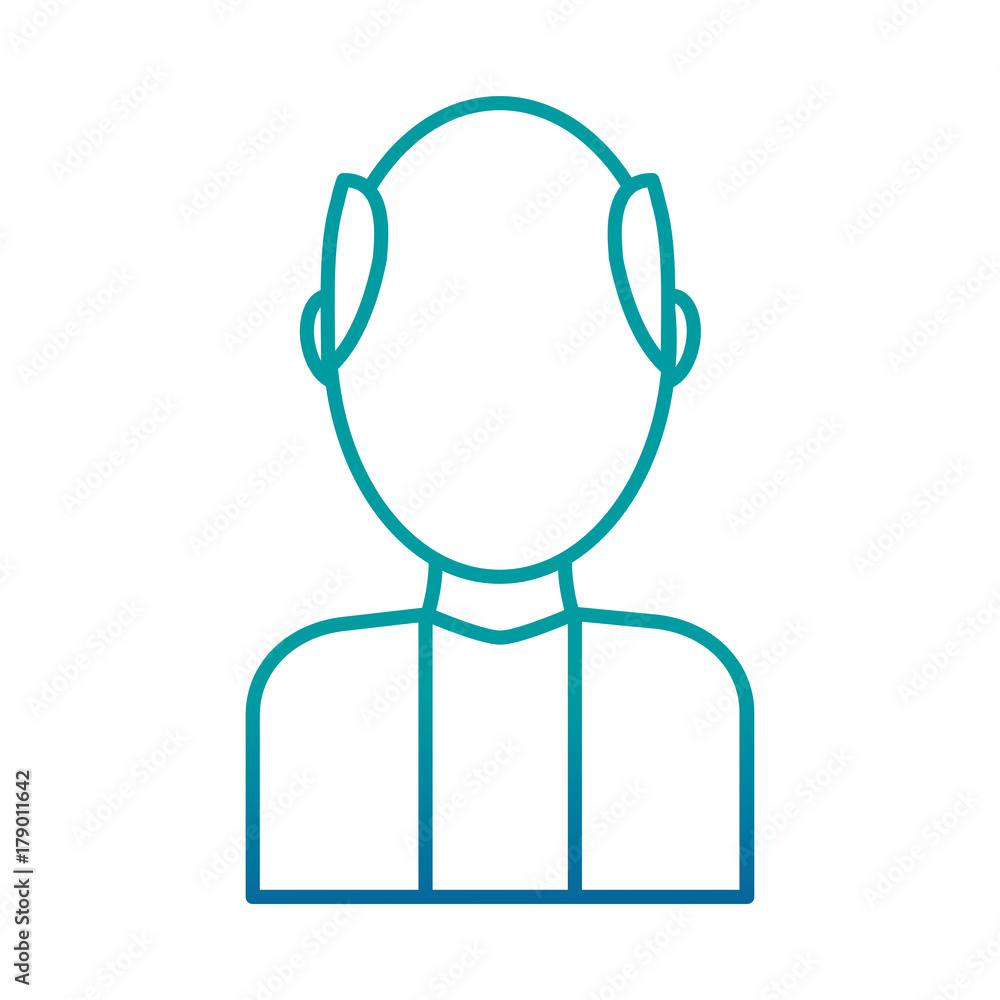 avatar man icon over white background vector illustration avatar man icon over white background vector illustration