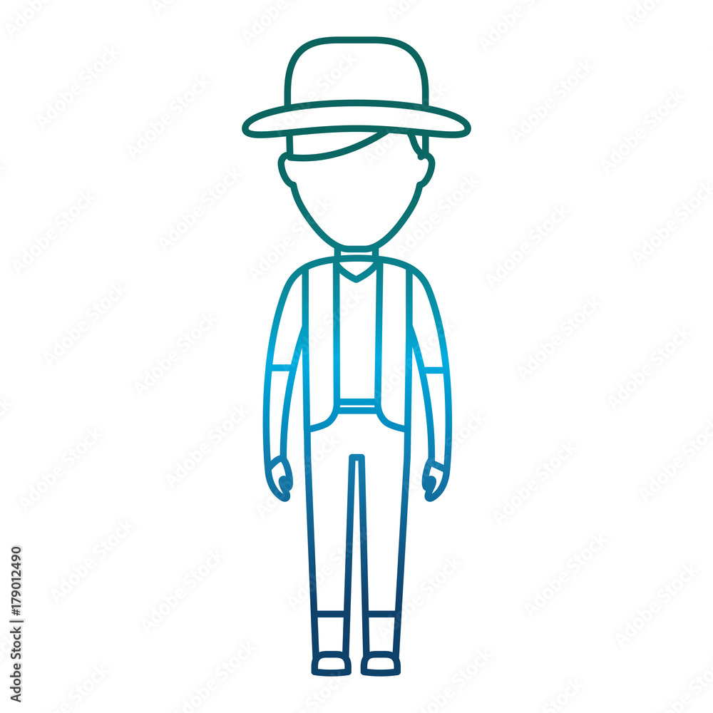 avatar man icon over white background vector illustration avatar man icon over white background vector illustration