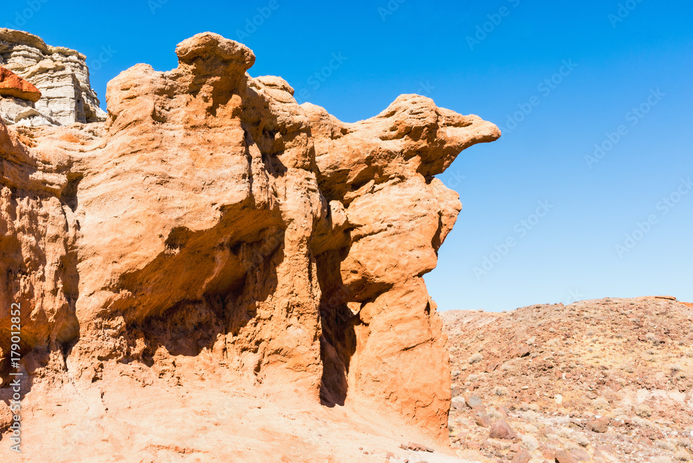 Rock formation in Red Rock Canyon State Park.