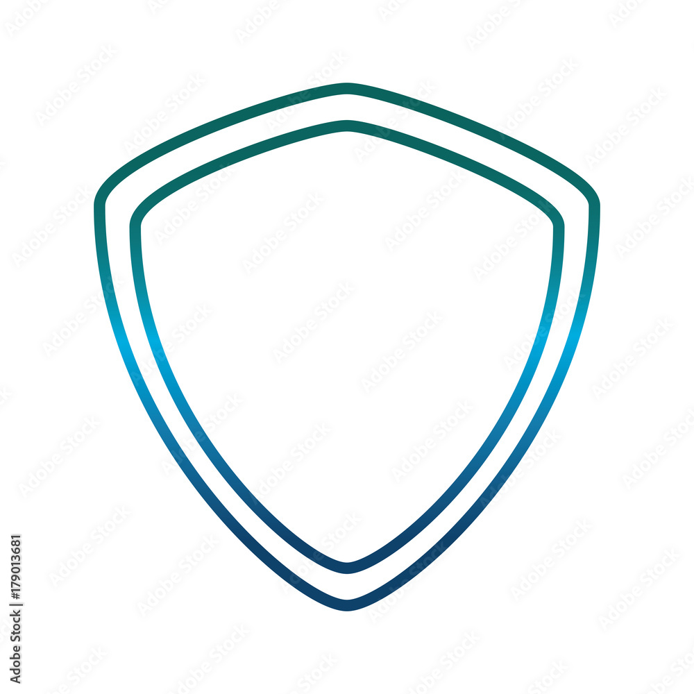 shield icon over white background vector illustration shield icon over white background vector illustration