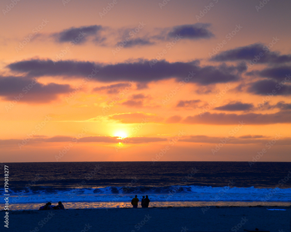 beach sunset