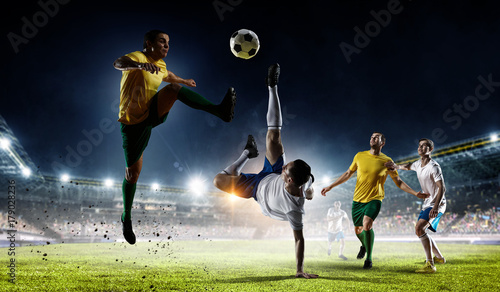 Soccer best moments. Mixed media © Sergey Nivens