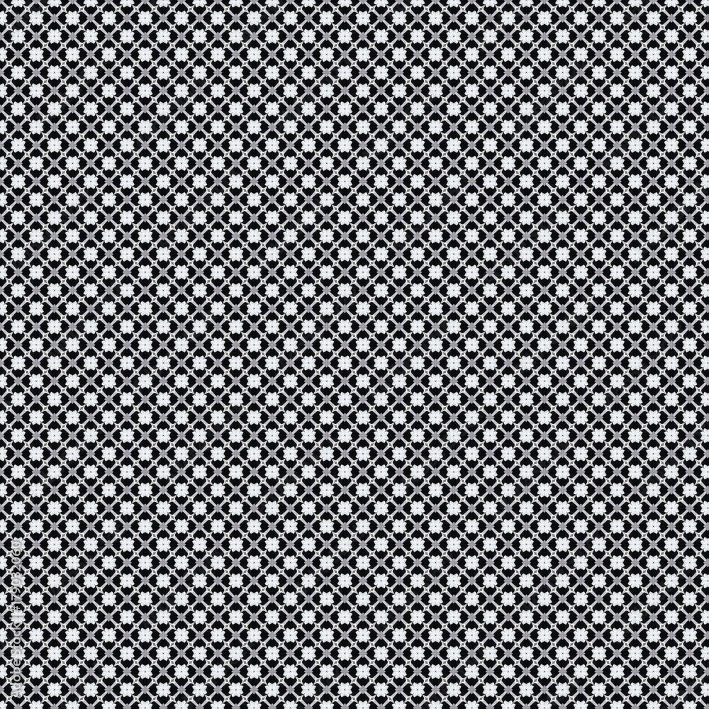 Black and White Lace Flowers Pattern 13 Black and White Lace Flowers Pattern 13