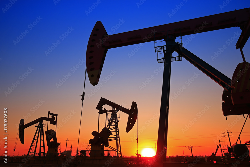 The oil pump, industrial equipment The oil pump, industrial equipment
