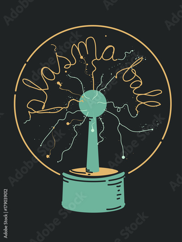 Plasma Ball Design Illustra...