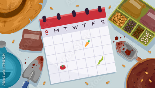 Calendar Seeds Garden Plan ...