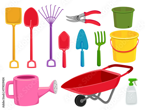 Garden Tools Illustration