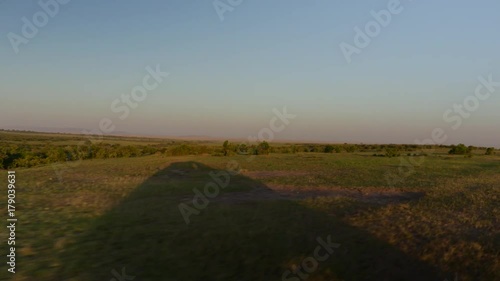 Wallpaper Mural Gimbal shot of the plains of Maasai Mara National Reserve, Kenya, Africa Torontodigital.ca