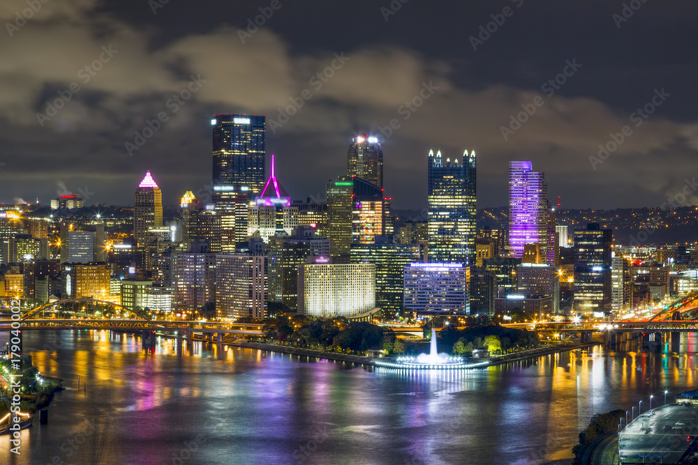 City of Steel - Pittsburgh, Pennsylvania at Night