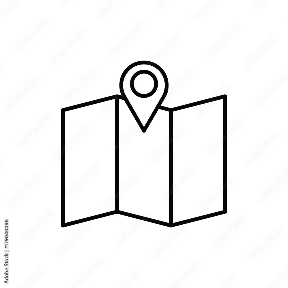 Maps icon vector d esign illustration Maps icon vector d esign illustration