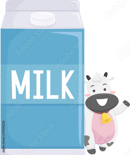 Happy Cow Milk Carton
