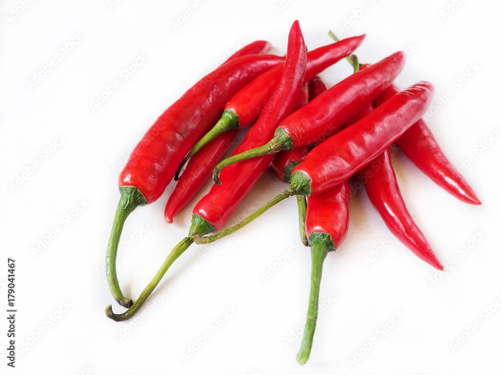 Red chili isolated