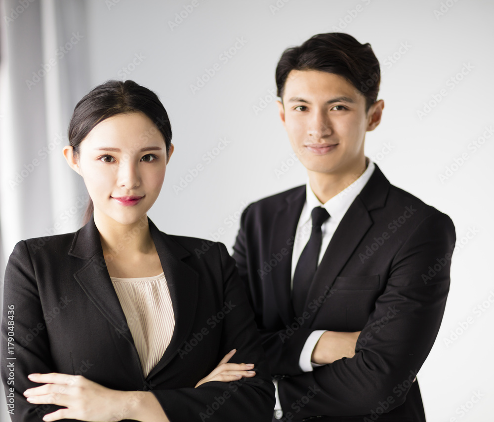 Beautiful young businesswoman with colleagues. Beautiful young businesswoman with colleagues.