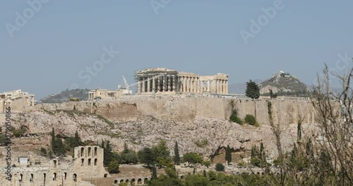 Acropolis and Pathenon, Athens, Greece photo