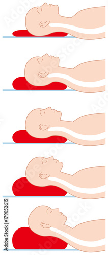 枕の高さ　睡眠