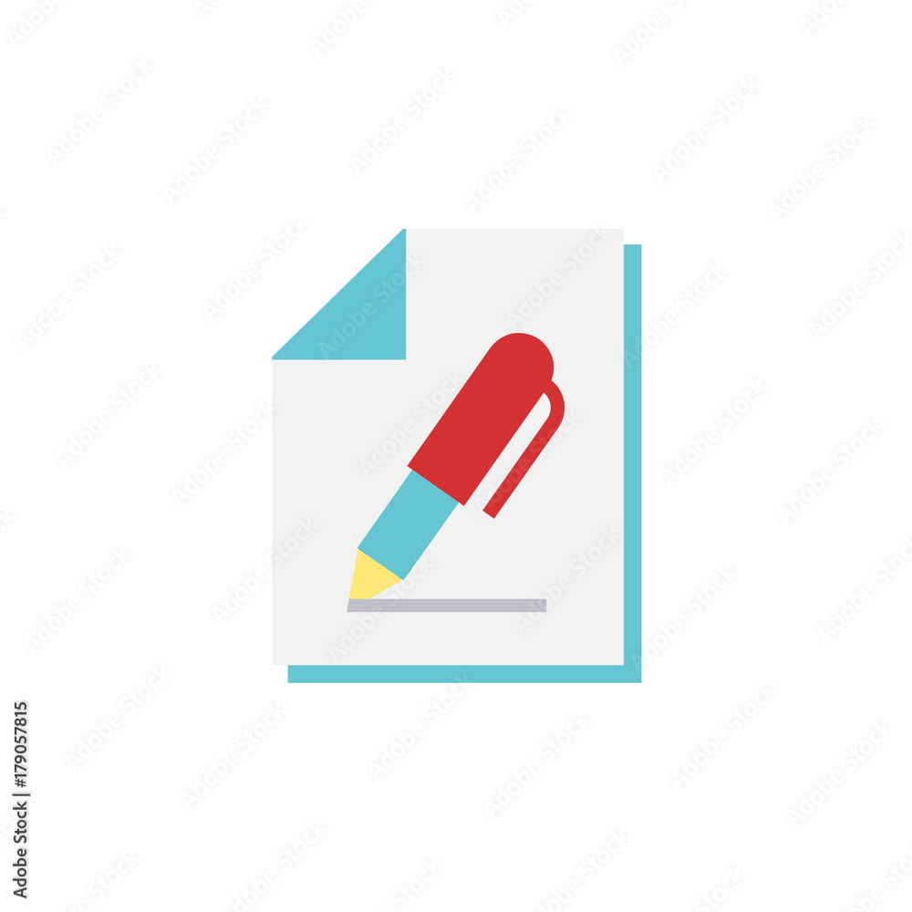 Copy writing icon vector design illustration Copy writing icon vector design illustration