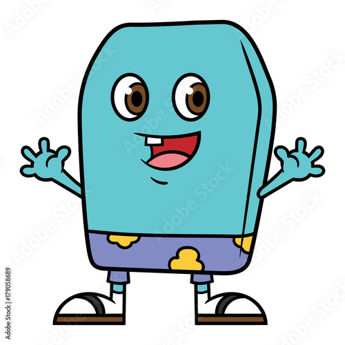 Cartoon Boogie Board Character