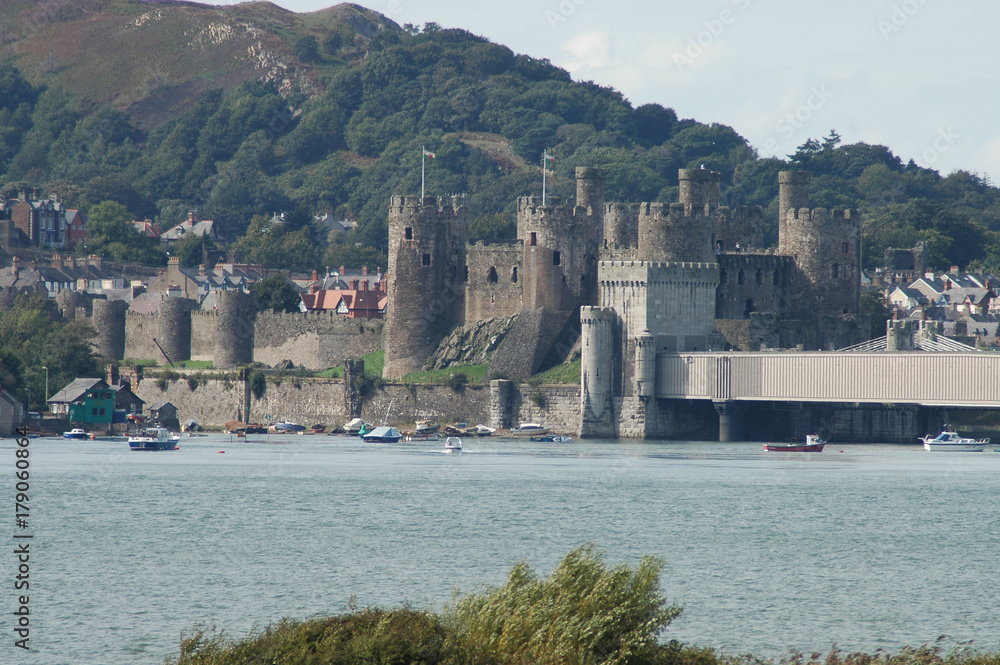 Caernarfon Castle used for the Investiture of Prince Charles in 1911.