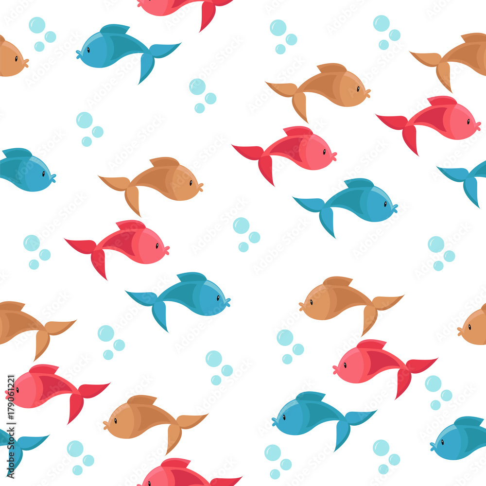 fish with bubbles pattern fish with bubbles pattern
