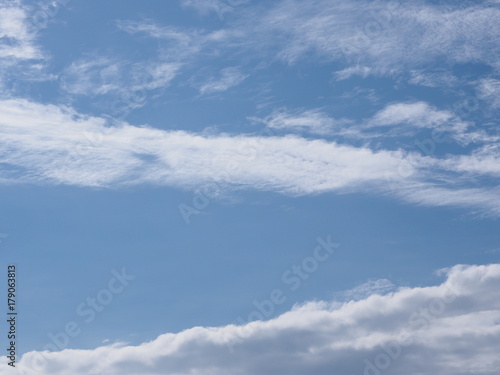 blue sky and clouds