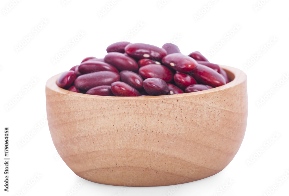red beans isolated on the white background red beans isolated on the white background