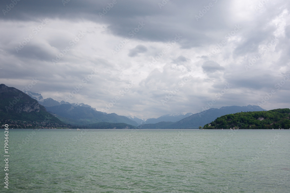 View of the lake of Annecy