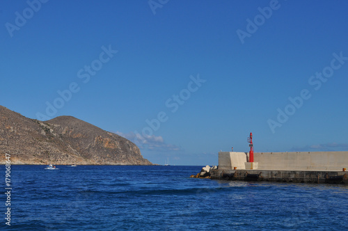 Aegadian Islands beach in Trapani