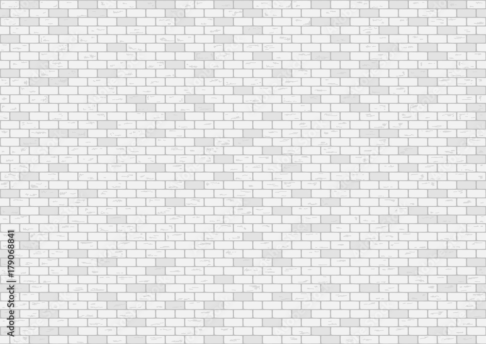 White brick wall background vector illustration White brick wall background vector illustration