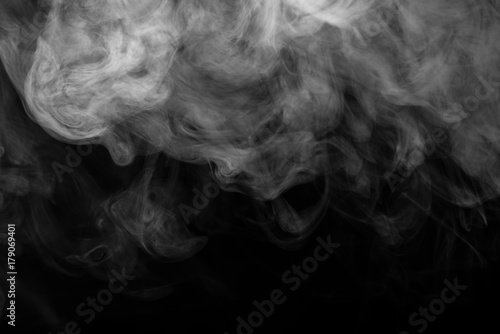 Texture of gray smoke