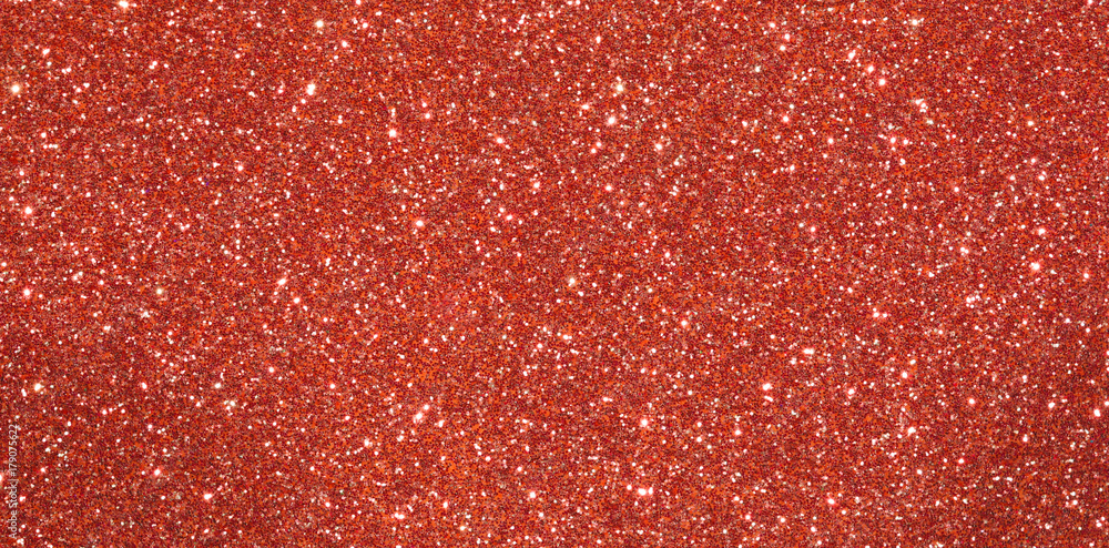 Fototapeta premium RED shiny glitter background with glare of lights