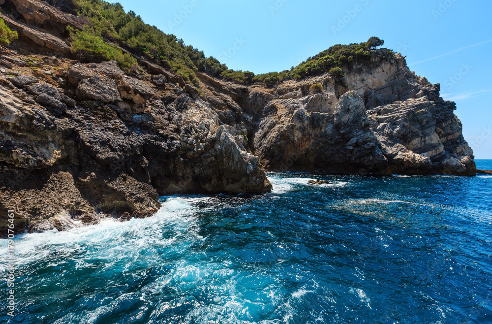 Naklejka premium Palmaria island, La Spezia, Italy