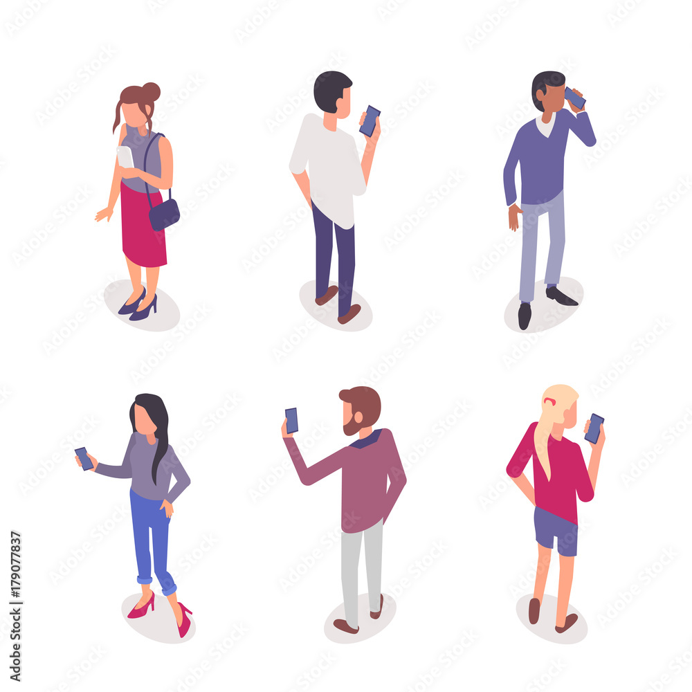 isometric people isometric people