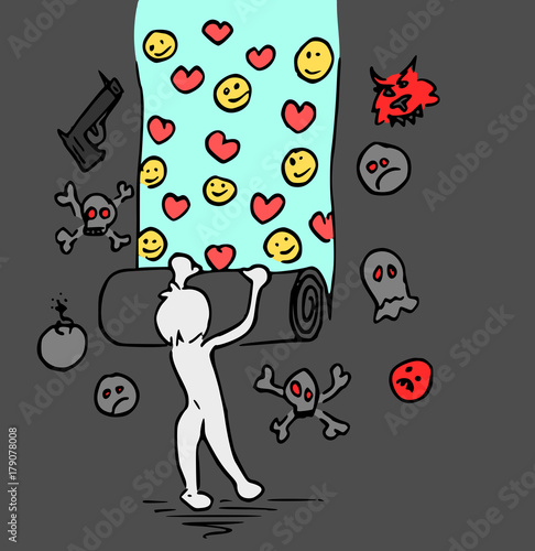 van boosheid naar blijdschap