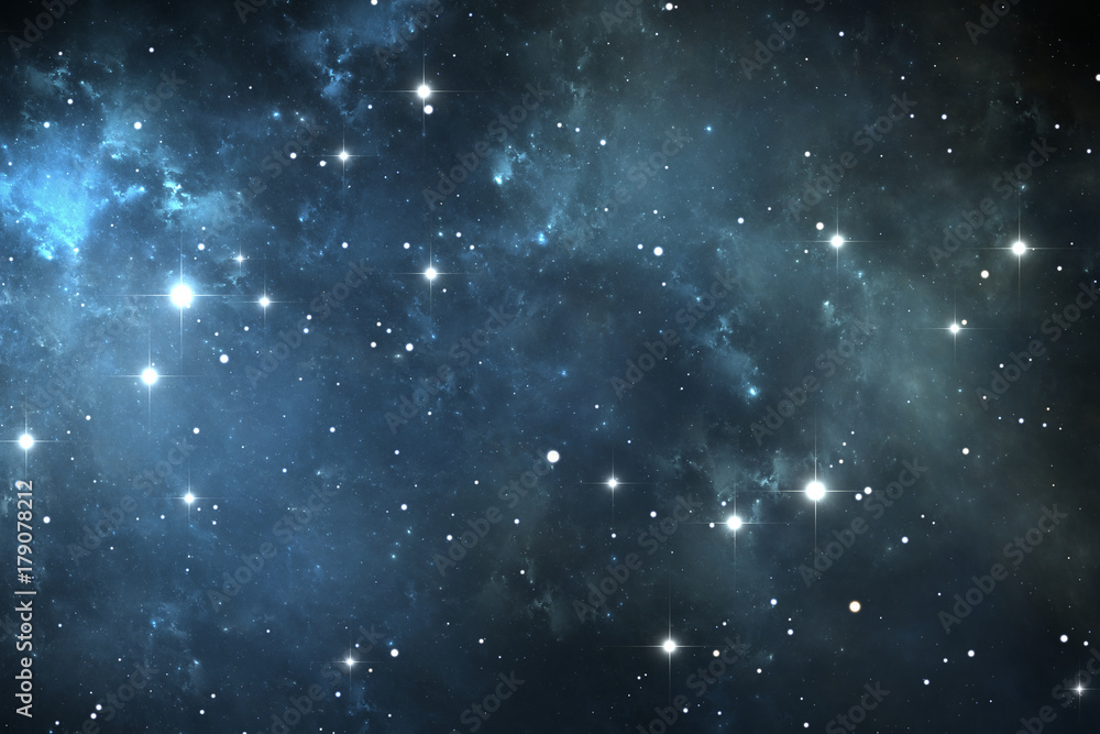 Night sky space background with nebula and stars Night sky space background with nebula and stars
