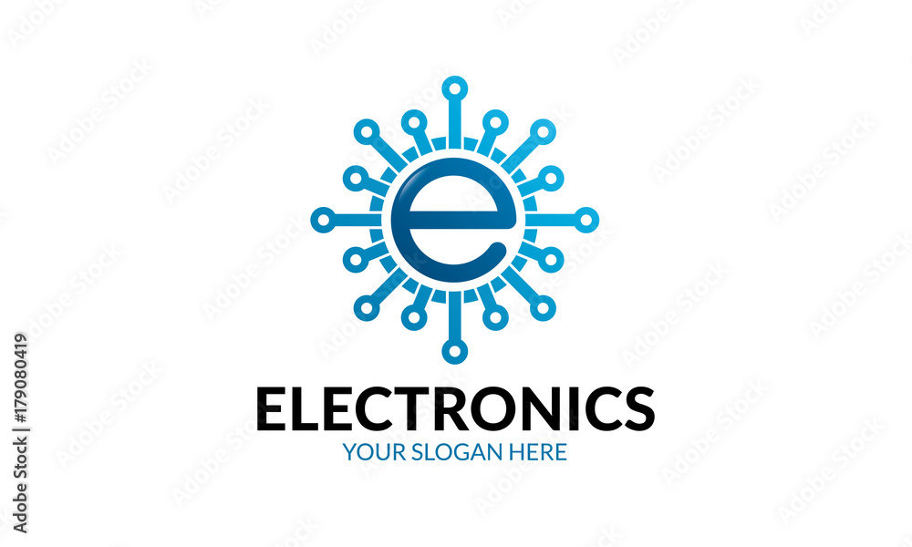 Fototapeta premium Electronics Logo