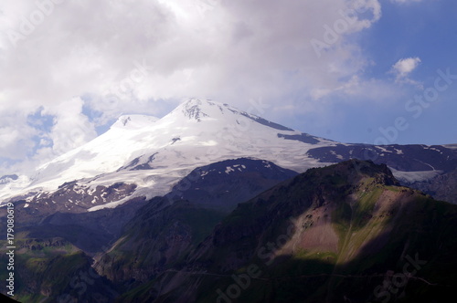 Mountain landscape on a sunny day