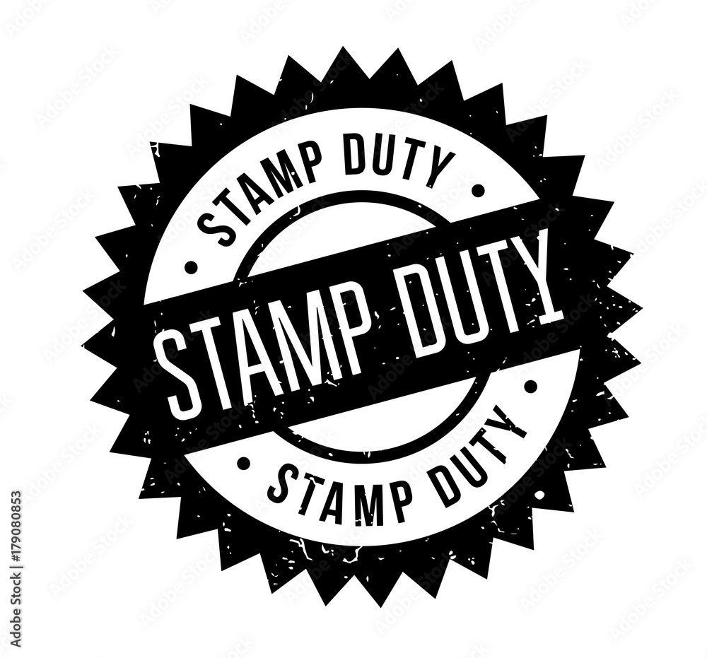 Stamp Duty rubber stamp. Grunge design with dust scratches. Effects can be easily removed for a clean, crisp look. Color is easily changed.